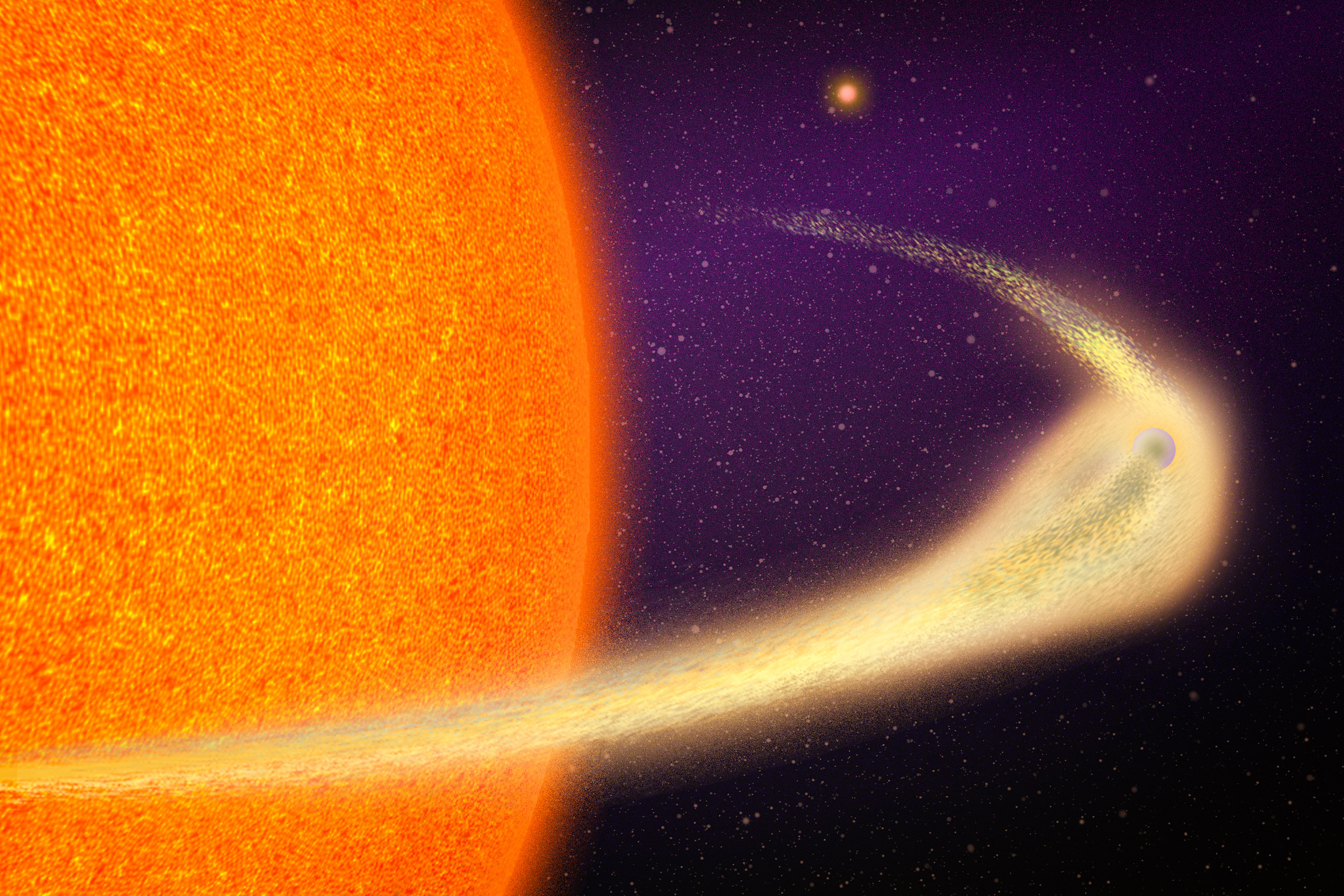 astronomers-discover-a-planet-that’s-rapidly-disintegrating,-producing-a-comet-like-tail