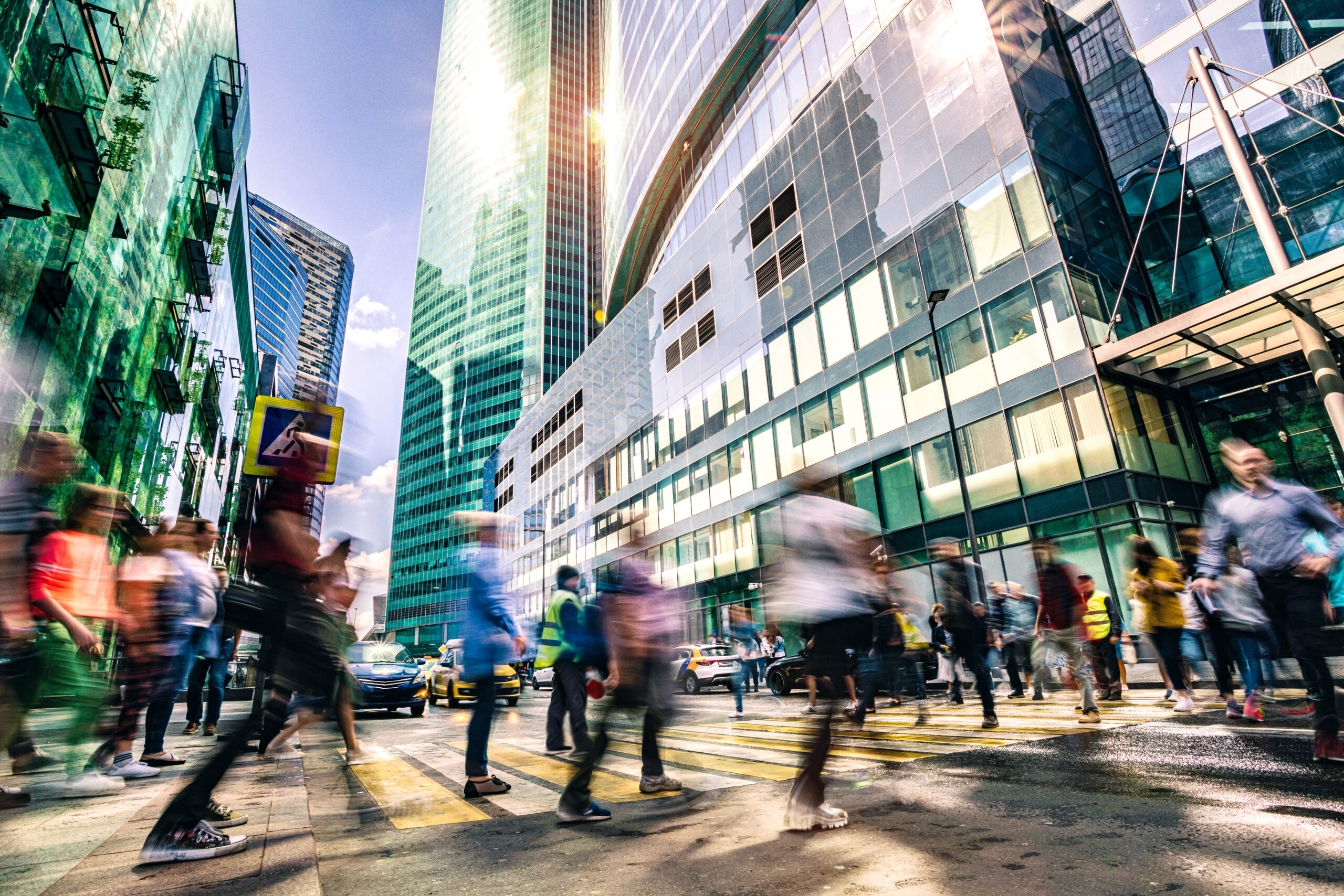 pedestrians-now-walk-faster-and-linger-less,-researchers-find